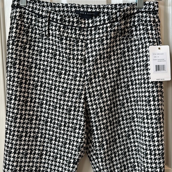 NWT Zac & Rachel Houndstooth Career Dress pants size 10 - Picture 3 of 8